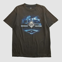 Tampa Bay Rays Genuine Merchandise 2000s T-shirt - Black - L by Fanatics Real Vintage T-shirts