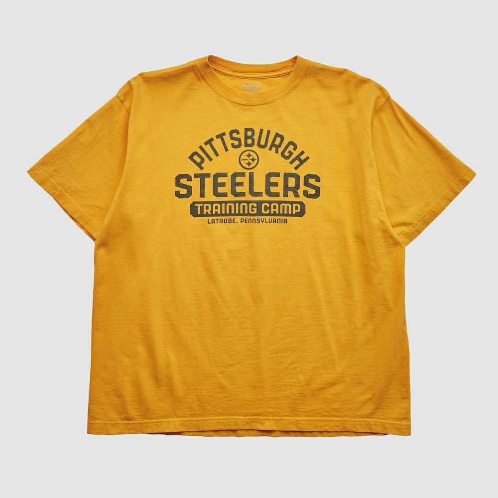 Pittsburgh Steelers Reebok 2000s T-shirt Yellow Vintage