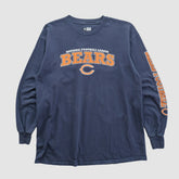 Chicago Bears NFL 2010s Long Sleeve T-shirt Navy Vintage