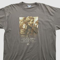 Dick Butkus Reebok 2000s T-shirt Tan Vintage