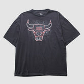 Chicago Bulls Majestic 2000s T-shirt Black Vintage