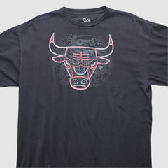 Chicago Bulls Majestic 2000s T-shirt Black Vintage