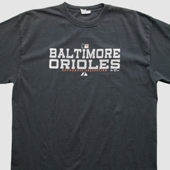 Baltimore Orioles Majestic 2006 T-shirt - Charcoal - 2XL by Fanatics Real Vintage T-shirts