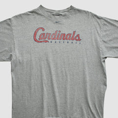 St. Louis Cardinals Nike 2000s T-shirt - Heather Gray - M by Fanatics Real Vintage T-shirts
