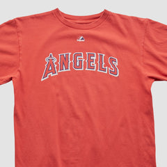 Los Angeles Angels Majestic 2000s T-shirt - Red - XS by Fanatics Real Vintage T-shirts