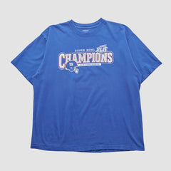 New York Giants Reebok 2008 T-shirt Blue Vintage