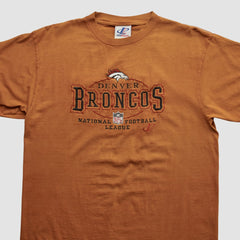 Denver Broncos Logo Athletic 90s T-shirt Clay Vintage