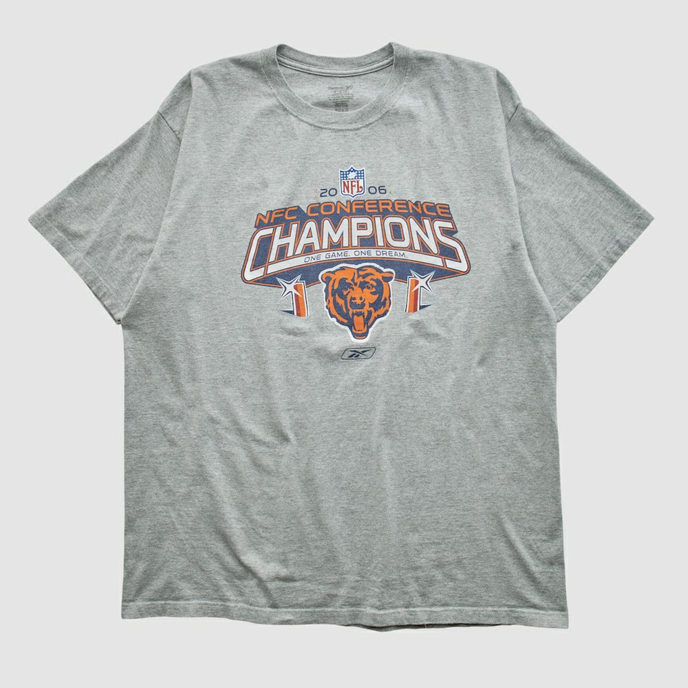 Chicago Bears Reebok 2006 T-shirt Heather Gray Vintage