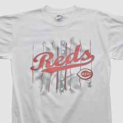Cincinnati Reds True Fan 2000 T-shirt - White - XL by Fanatics Real Vintage T-shirts