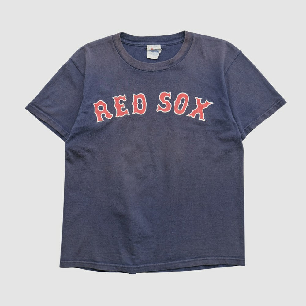 Boston Red Sox Majestic 2000s T-shirt - Navy - XS by Fanatics Real Vintage T-shirts