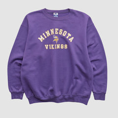 Minnesota Vikings Champion 90s Pullover Sweatshirt Purple Vintage