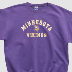Minnesota Vikings Champion 90s Pullover Sweatshirt Purple Vintage