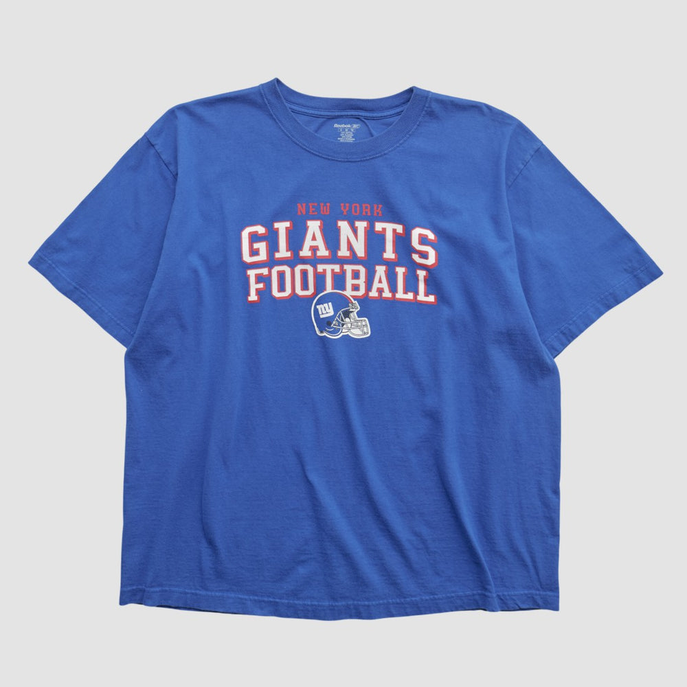 New York Giants Reebok 2010s T-shirt Blue Vintage