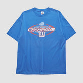 New York Giants Alstyle 2008 T-shirt Blue Vintage