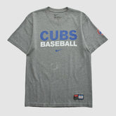 Chicago Cubs Nike 2000s T-shirt - Dark Heather Gray - M by Fanatics Real Vintage T-shirts
