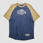 Milwaukee Brewers MLB Genuine Merchandise 2000s T-shirt - Navy - L by Fanatics Real Vintage T-shirts