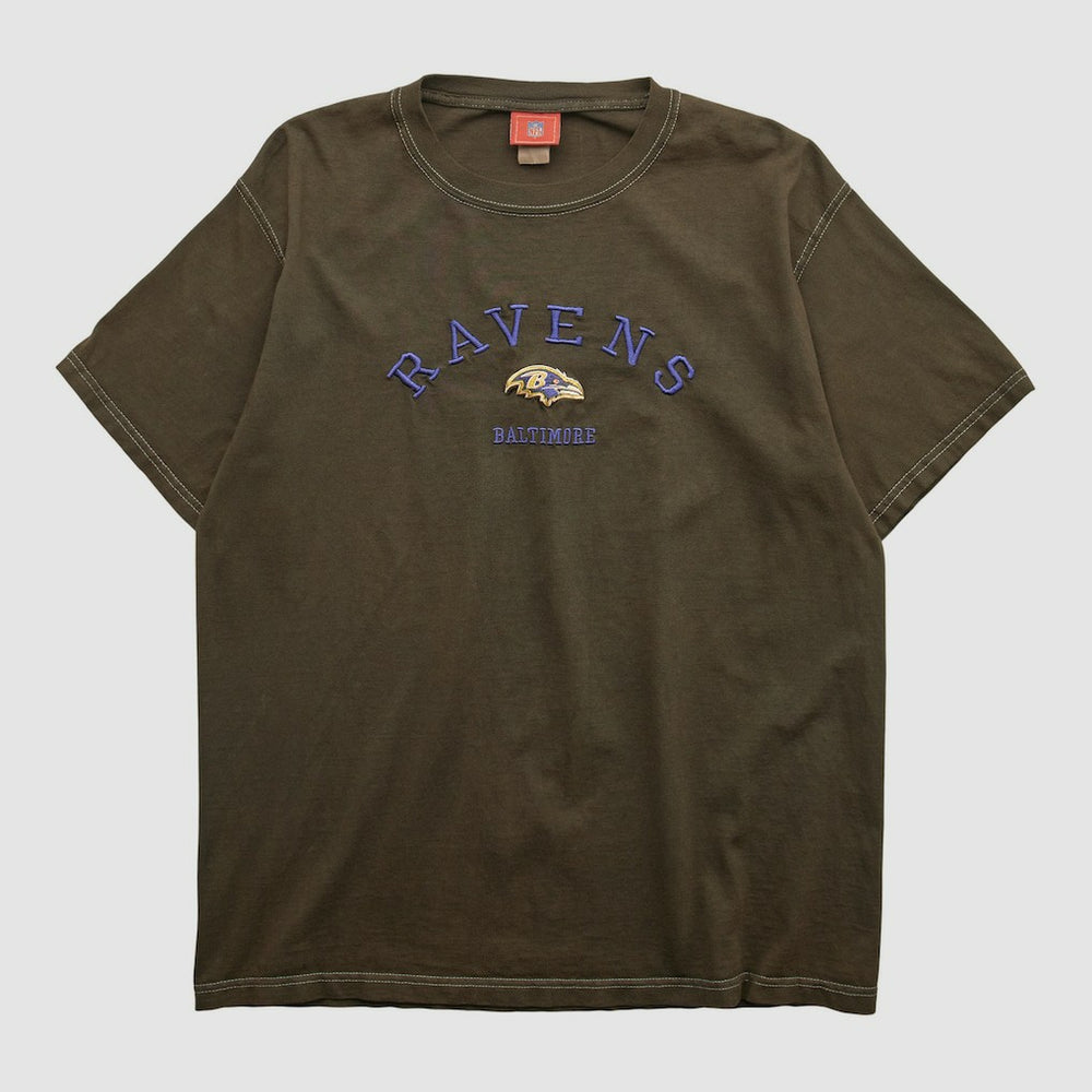 Baltimore Ravens NFL 2000s T-shirt Brown Vintage