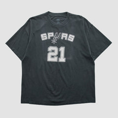 San Antonio Spurs NBA 2000s T-shirt Black Vintage