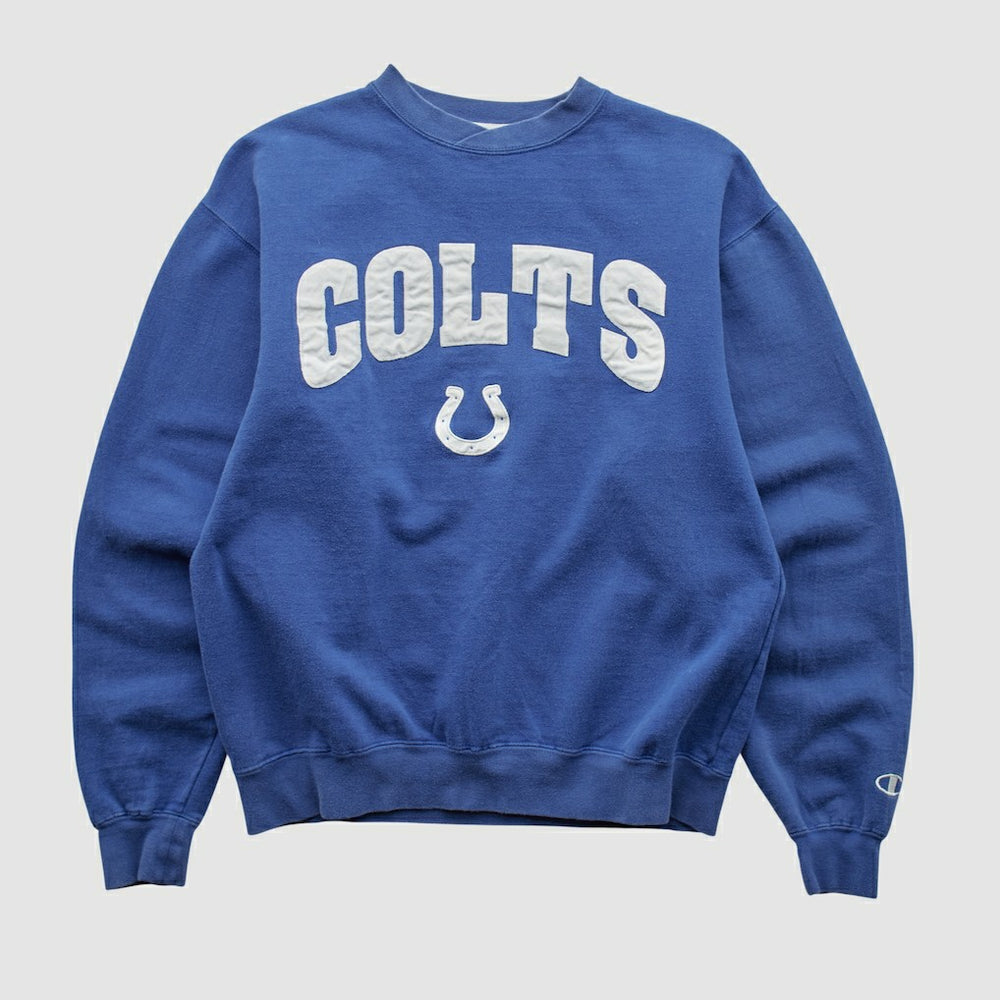 Indianapolis Colts Champion 2000s Pullover Sweatshirt Blue Vintage