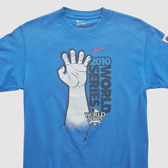 World Series Nike 2010 T-shirt - Blue - S by Fanatics Real Vintage T-shirts