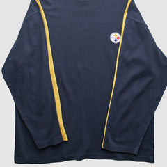 Pittsburgh Steelers Reebok 2000s Long Sleeve T-shirt Black Vintage