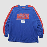 New York Giants NFL 2000s Long Sleeve T-shirt Blue Vintage