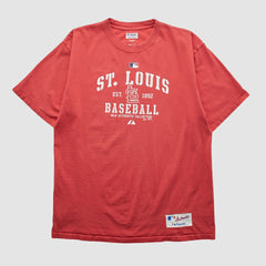 St. Louis Cardinals Majestic 2010 T-shirt - Red - L by Fanatics Real Vintage T-shirts