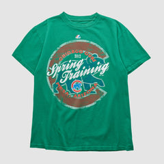 Chicago Cubs Majestic 2012 T-shirt - Green - S by Fanatics Real Vintage T-shirts