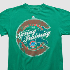 Chicago Cubs Majestic 2012 T-shirt - Green - S by Fanatics Real Vintage T-shirts