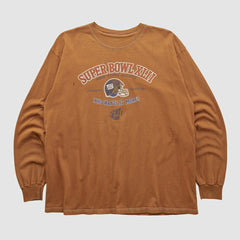 Super Bowl XLII 2008 Long Sleeve T-shirt Clay Vintage