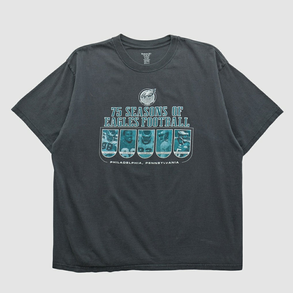 Philadelphia Eagles Reebok 2007 T-shirt Black Vintage