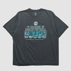 Philadelphia Eagles Reebok 2007 T-shirt Black Vintage