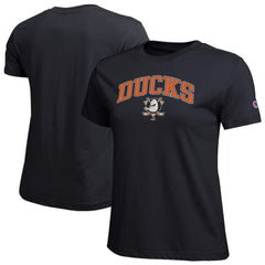 NHL Anaheim Ducks Champion Women's Arch Mascot Logo T-Shirt - Black