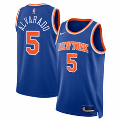 NBA Jos¨¦ Alvarado New York Knicks Unisex Swingman Jersey - Icon Edition - Blue