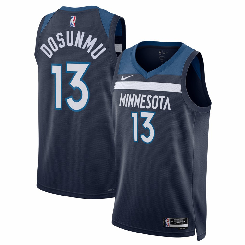 NBA Ayo Dosunmu Minnesota Timberwolves Unisex Swingman Jersey - Icon Edition - Navy