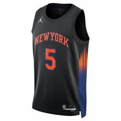 NBA Jos¨¦ Alvarado New York Knicks Jordan Brand Unisex Swingman Jersey - Statement Edition - Black on sale