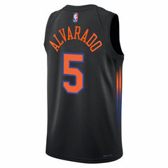 NBA Jos¨¦ Alvarado New York Knicks Jordan Brand Unisex Swingman Jersey - Statement Edition - Black on sale