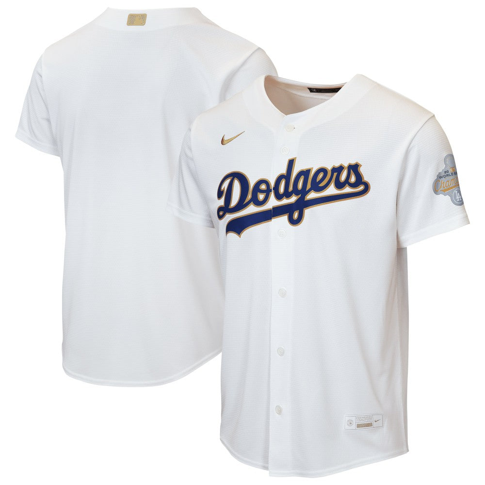 MLB Los Angeles Dodgers Nike Youth 2026 Gold Collection Home Replica Jersey - White