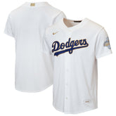 MLB Los Angeles Dodgers Nike Youth 2026 Gold Collection Home Replica Jersey - White