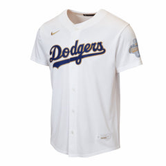 MLB Los Angeles Dodgers Nike Youth 2026 Gold Collection Home Replica Jersey - White
