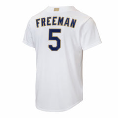 MLB Freddie Freeman Los Angeles Dodgers Nike Youth 2026 Gold Collection Home Replica Jersey - White