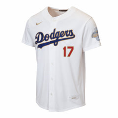MLB Shohei Ohtani Los Angeles Dodgers Nike Youth 2026 Gold Collection Home Replica Jersey - White