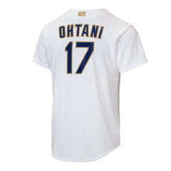 MLB Shohei Ohtani Los Angeles Dodgers Nike Youth 2026 Gold Collection Home Replica Jersey - White