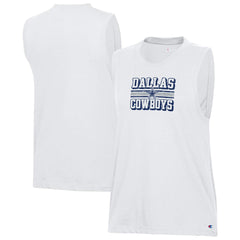 Dallas Cowboys Champion Women's Muscle Tank Top White
