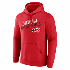NHL,Custom Carolina Hurricanes Hustle Personalized Name & Number Hoodie - Red