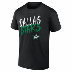 NHL,Custom Dallas Stars Hustle Personalized Name & Number T-Shirt - Black