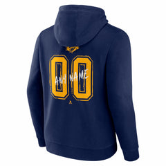 NHL,Custom Nashville Predators Big & Tall Hustle Personalized Name & Number Hoodie - Navy