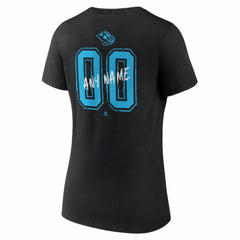 NHL,Custom Utah Mammoth Women's Hustle Personalized Name & Number V-Neck T-Shirt - Black