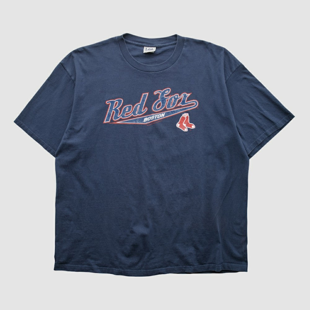 Boston Red Sox Lee Apparel 2000s T-shirt - Navy - 2XL by Fanatics Real Vintage T-shirts