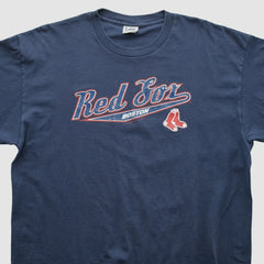 Boston Red Sox Lee Apparel 2000s T-shirt - Navy - 2XL by Fanatics Real Vintage T-shirts